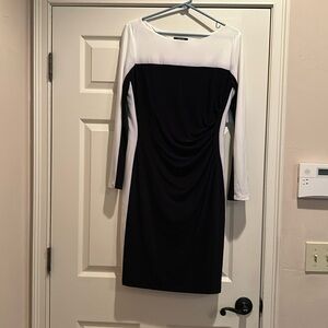 Chaps color block dress